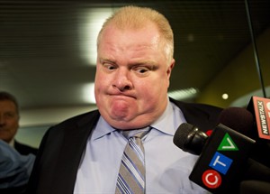Rob Ford's unfolding drug scandal attracts bizarre crowd at Toronto city hall | iNFOnews.ca