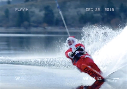 TRENDING NOW: Santa goes water skiing on Okanagan Lake | iNFOnews.ca