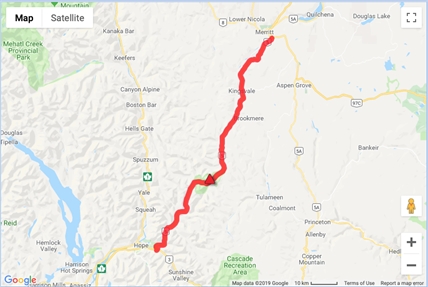 Coquihalla Highway closed southbound between Hope and Merritt | iNFOnews.ca
