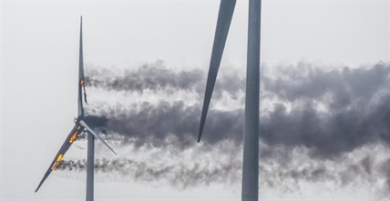 Wind turbine catches fire at Nova Scotia wind farm, blaze now under control | iNFOnews.ca