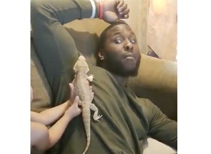 TRENDING NOW: Man's over the top reaction to bearded dragon | iNFOnews.ca