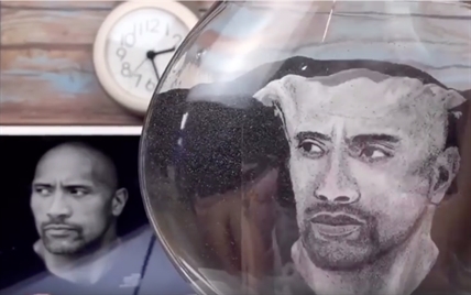 TRENDING NOW: Watch this artist turn sand into The Rock | iNFOnews.ca