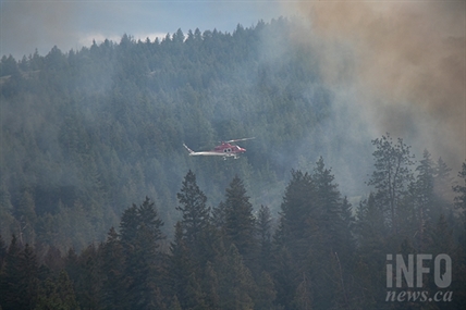 Danger subsiding after B.C. properties threatened by several weekend wildfires | iNFOnews.ca