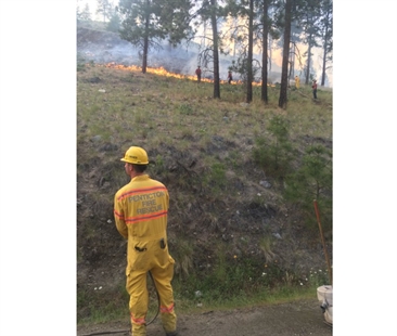 Fire held in Penticton last night | iNFOnews.ca