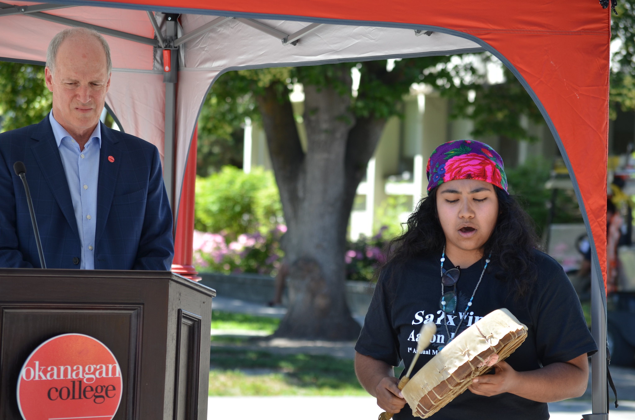Syilx flag raised permanently at Kelowna's Okanagan College | iNFOnews.ca Syilx flag raised permanently at Kelowna's Okanagan College | iNFOnews.ca