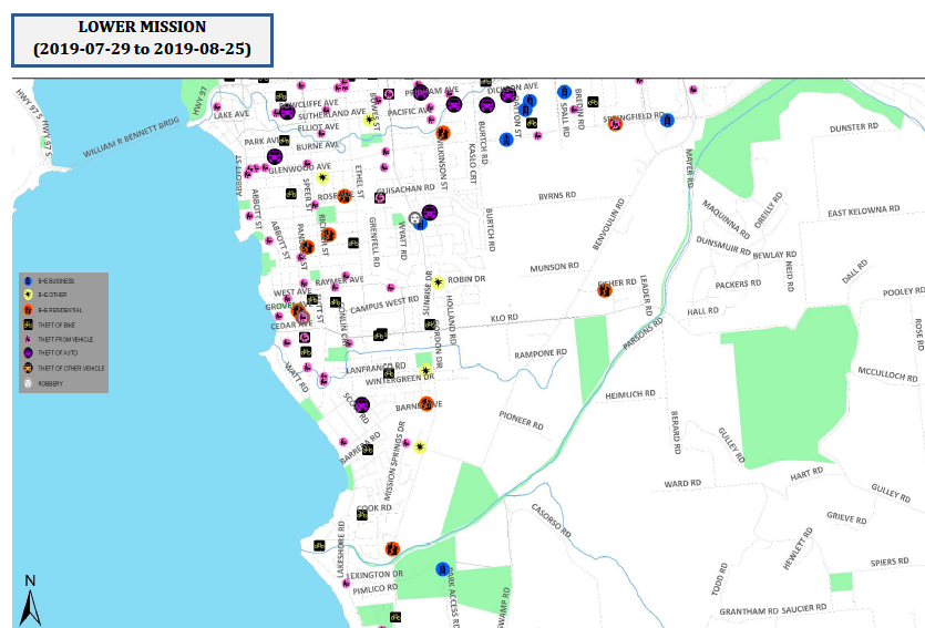 Check out where most property crimes are committed in the Central Okanagan | iNFOnews.ca