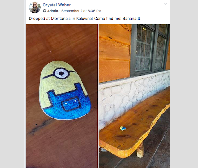 Okanagan woman is turning social media negativity on its head, one rock at a time | iNFOnews.ca