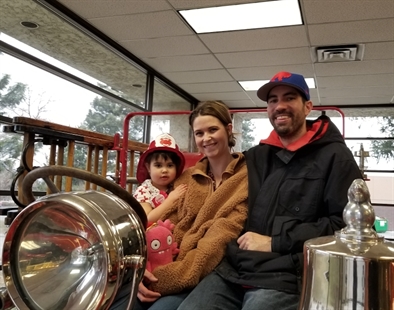 Kamloops toddler meets firefighting heroes for her birthday | iNFOnews.ca
