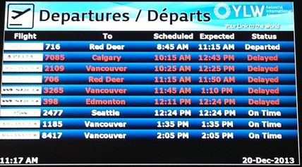 Vancouver snowstorm causing delays at YLW | iNFOnews.ca Vancouver snowstorm causing delays at YLW | iNFOnews.ca
