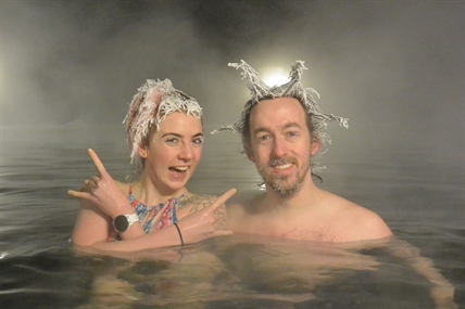 Wild, wacky and ice cold hair welcome at this Yukon hot spring | iNFOnews.ca