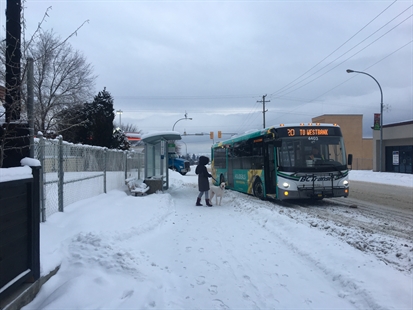 Okanagan buses not immune to icy road conditions | iNFOnews.ca