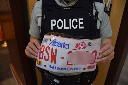 Crashed car in Port Coquitlam had Alberta plates made of paper | iNFOnews.ca Crashed car in Port Coquitlam had Alberta plates made of paper | iNFOnews.ca