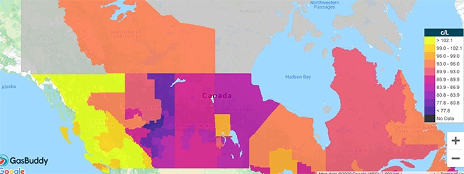 Gas prices in Kamloops, Okanagan at the top for Canadian markets | iNFOnews.ca Gas prices in Kamloops, Okanagan at the top for Canadian markets | iNFOnews.ca