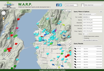 Groundbreaking wildlife alert website launched in BC | iNFOnews.ca Groundbreaking wildlife alert website launched in BC | iNFOnews.ca