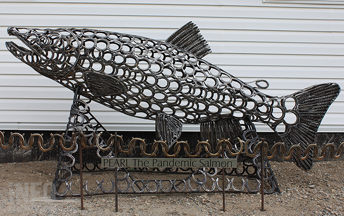 Horseshoe-salmon from Kaleden born from pandemic | iNFOnews.ca