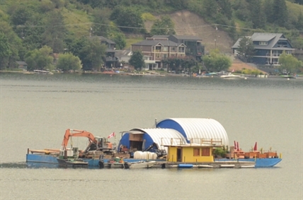 Barge on Okanagan Lake transforming into floating bistro | iNFOnews.ca Barge on Okanagan Lake transforming into floating bistro | iNFOnews.ca