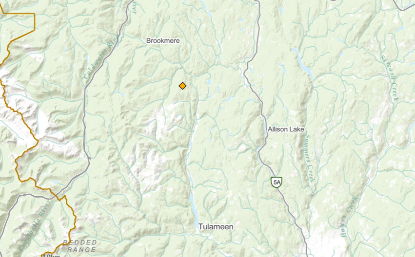 Small wildfire in Similkameen grows to 2 hectares | iNFOnews.ca