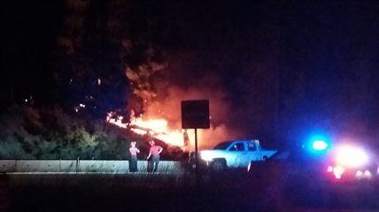UPDATE: Wildfire next to Okanagan Connector suspected to be human-caused | iNFOnews.ca