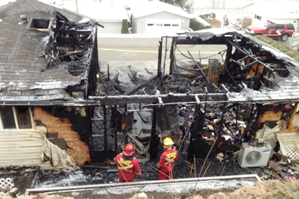Fire damages three homes in Lake Country | iNFOnews.ca