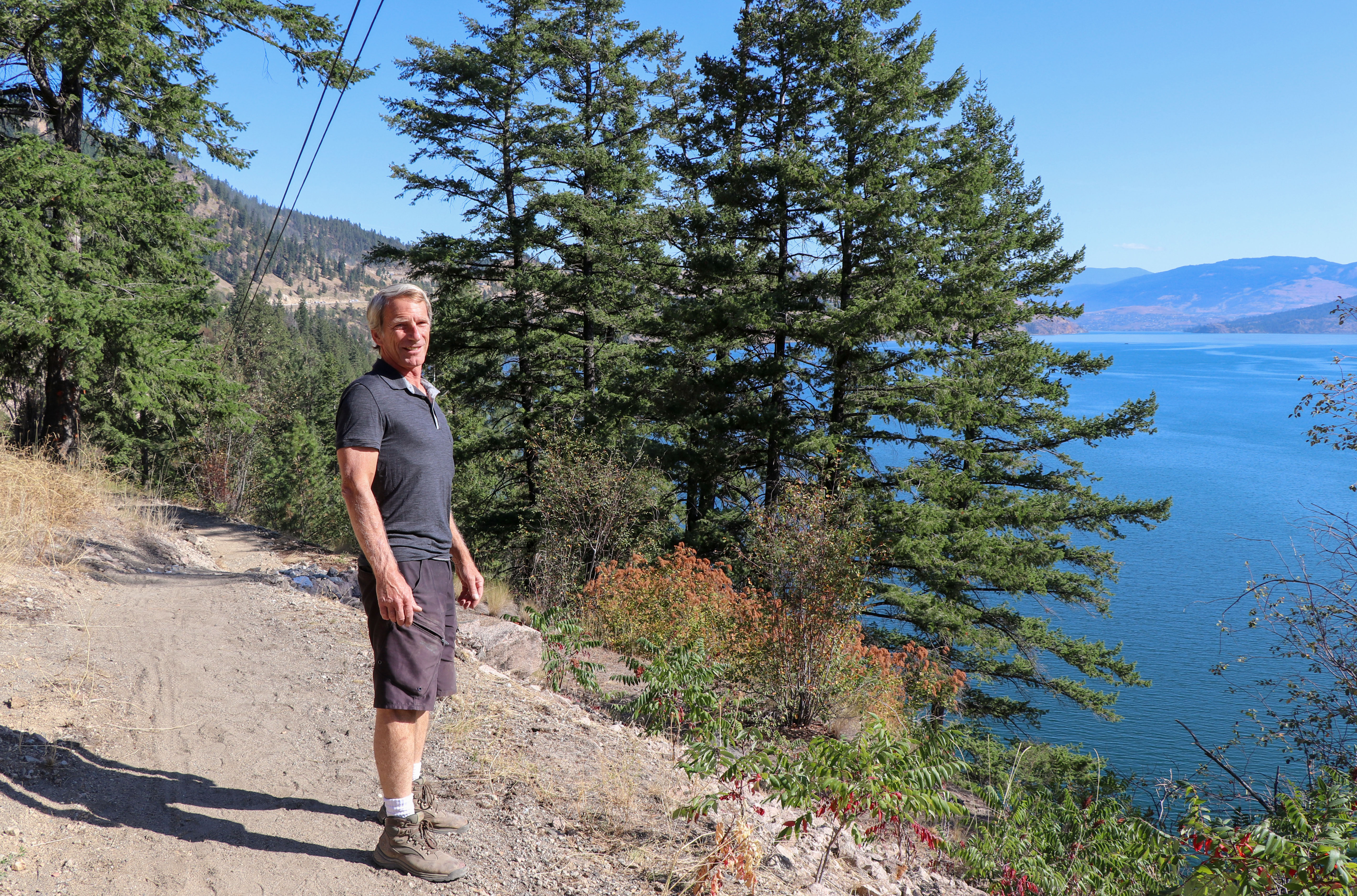 New North Okanagan trail uses old highway; showcases stunning views of Kalamalka Lake | iNFOnews.ca