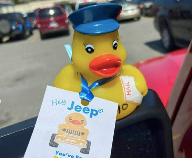 Penticton Jeep owner gets 'ducked' in Kelowna as trend makes its way to the Okanagan | iNFOnews.ca Penticton Jeep owner gets 'ducked' in Kelowna as trend makes its way to the Okanagan | iNFOnews.ca
