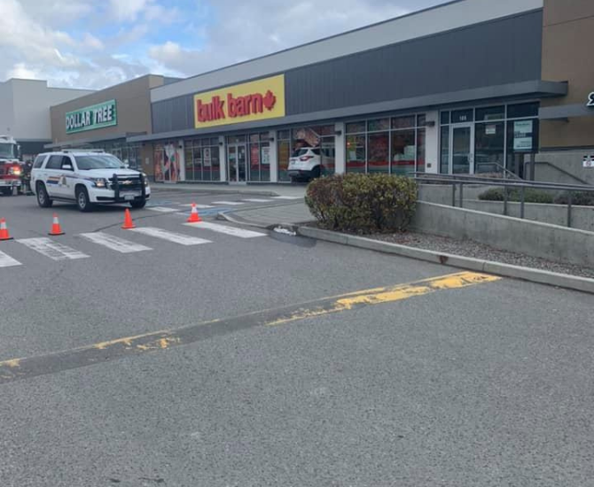 Vehicle crashes through window at Bulk Barn in West Kelowna | iNFOnews.ca Vehicle crashes through window at Bulk Barn in West Kelowna | iNFOnews.ca