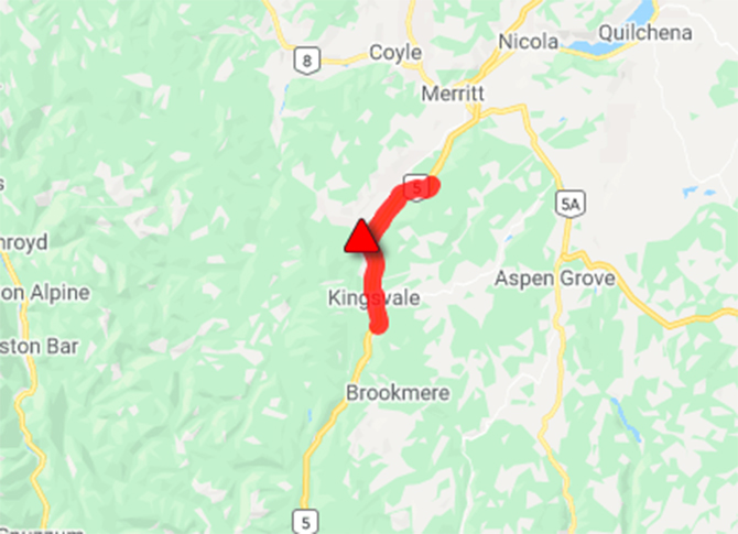 Crash closes Coquihalla Highway south of Merritt | iNFOnews.ca