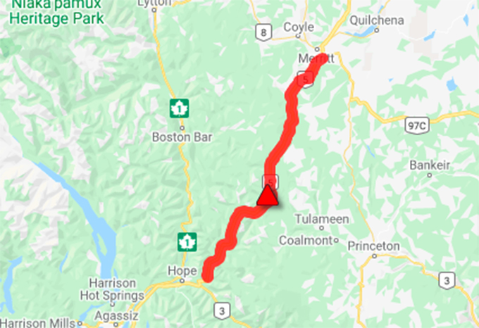 Crash closes Coquihalla southbound between Merritt and Hope | iNFOnews.ca
