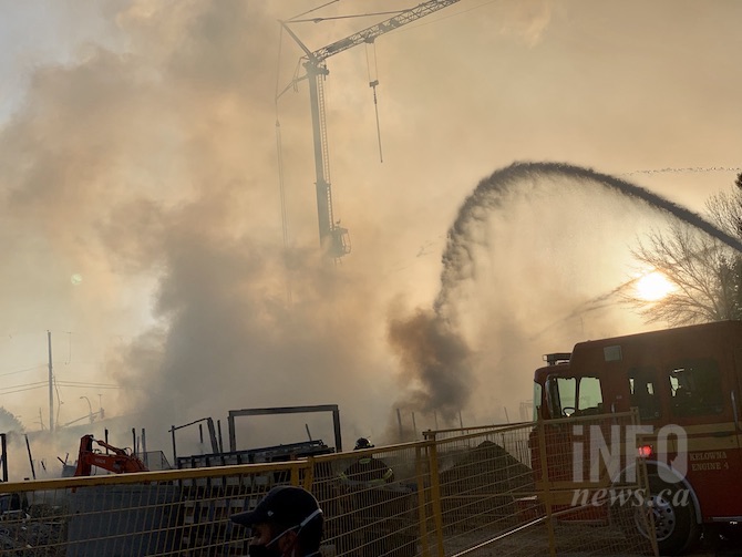 UPDATE: Kelowna apartment complex under construction destroyed by fire | iNFOnews.ca UPDATE: Kelowna apartment complex under construction destroyed by fire | iNFOnews.ca