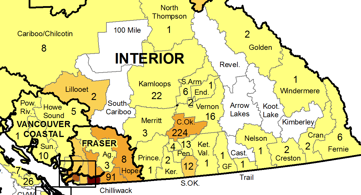 COVID cases up in Interior Health, falling in rest of B.C. | iNFOnews.ca COVID cases up in Interior Health, falling in rest of B.C. | iNFOnews.ca