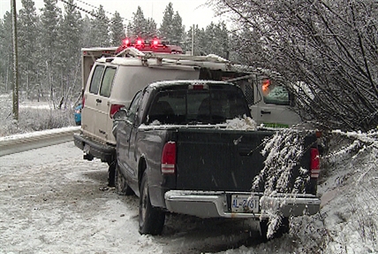 Icy roads cause Glenmore crash | iNFOnews.ca