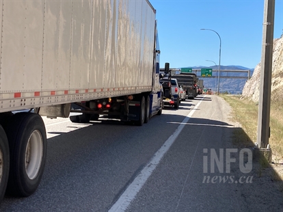 Commercial truck driver killed in fiery crash with fully loaded lumber truck on Okanagan Connector | iNFOnews.ca