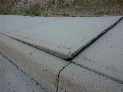 Peachland sidewalk literally buckles under the heat | iNFOnews.ca Peachland sidewalk literally buckles under the heat | iNFOnews.ca