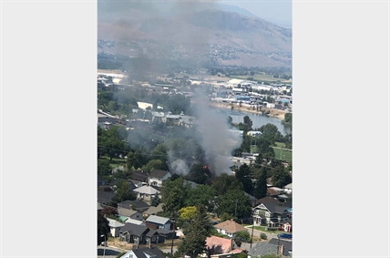 UPDATE: Kamloops firefighters battling heritage house blaze | iNFOnews.ca
