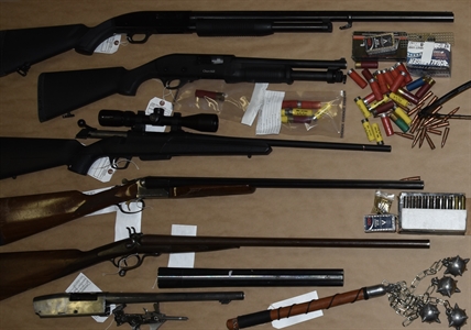 Cops seize huge stash of weapons, drugs during raid at Kamloops home | iNFOnews.ca