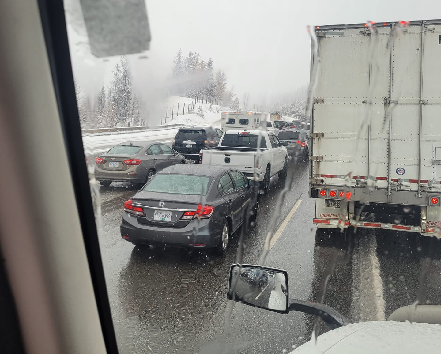UPDATE: 6 people taken to hospital following fiery crash on Coquihalla near Merritt | iNFOnews.ca