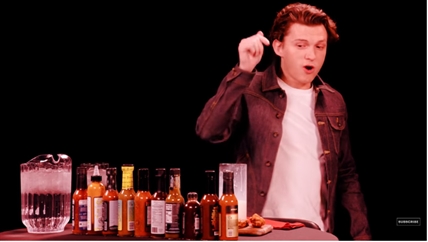 TRENDING NOW: Tom Holland can't handle spicy wings, calls for doctor | iNFOnews.ca