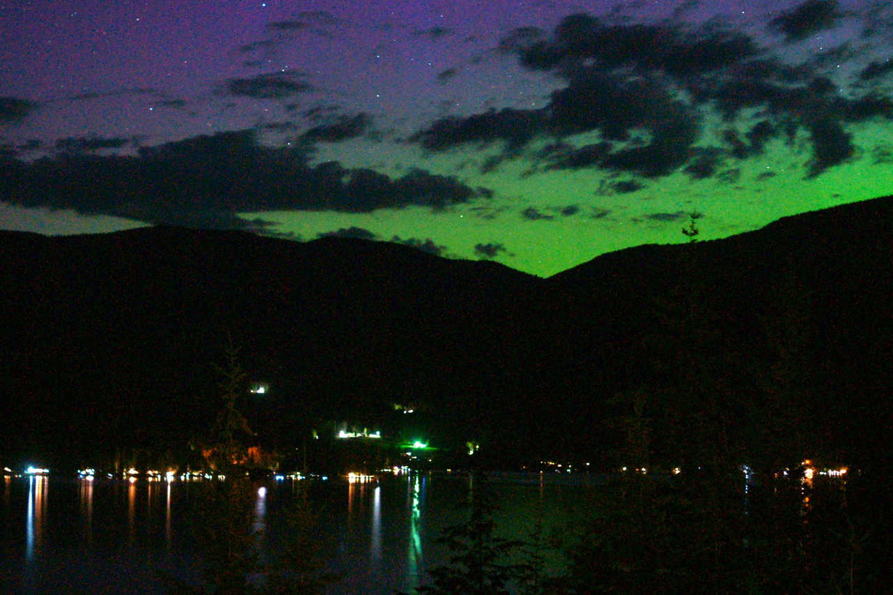 Skies over Kamloops and the Okanagan glowed purple and green last night | iNFOnews.ca
