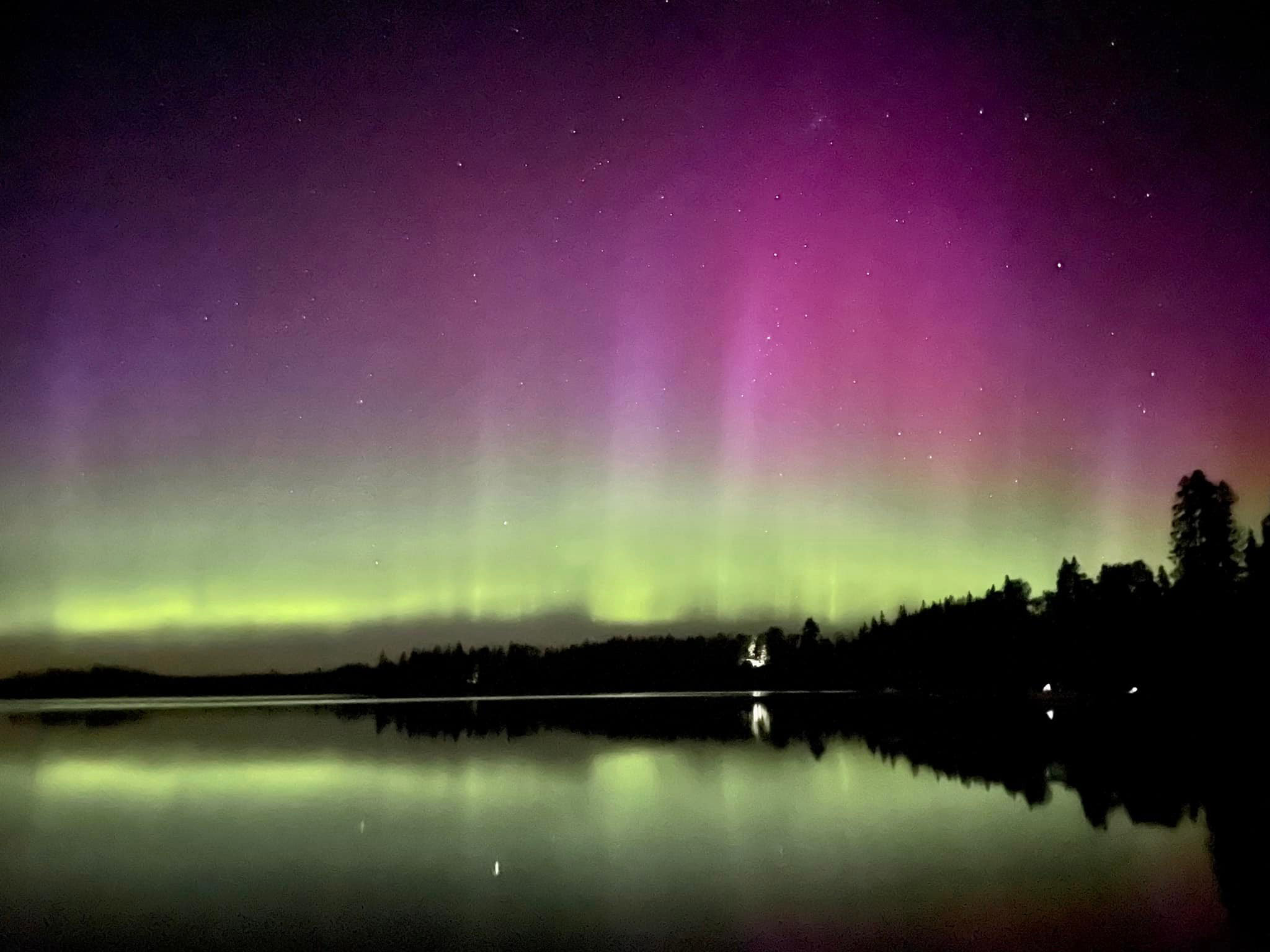 Skies over Kamloops and the Okanagan glowed purple and green last night | iNFOnews.ca