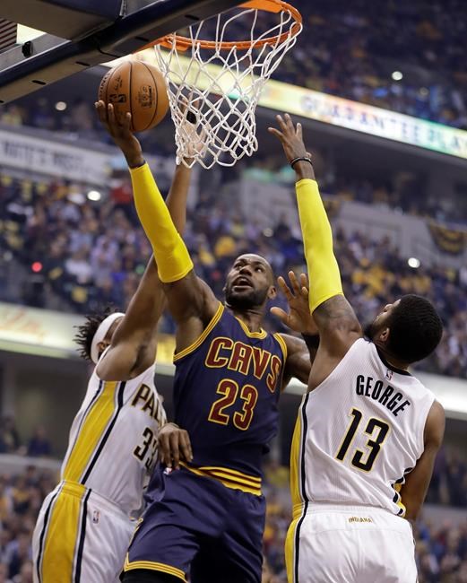 James helps Cavs hold off Pacers, earn sweep into 2nd round | iNFOnews.ca
