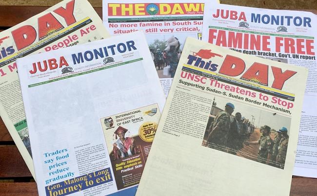 South Sudan censors press, restricts reporters in civil war | iNFOnews.ca