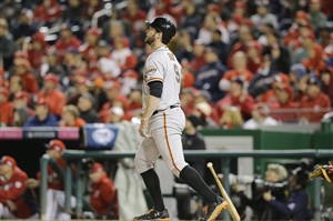 Belt's homer in 18th lifts Giants to 2-1 win over Nats, 2-0 NLDS lead with Game 3 at home | iNFOnews.ca CP30164890