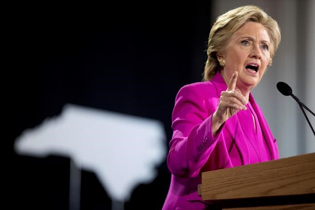 AP analysis: Trump silent in ads, Clinton talks up children | iNFOnews.ca CP11399585