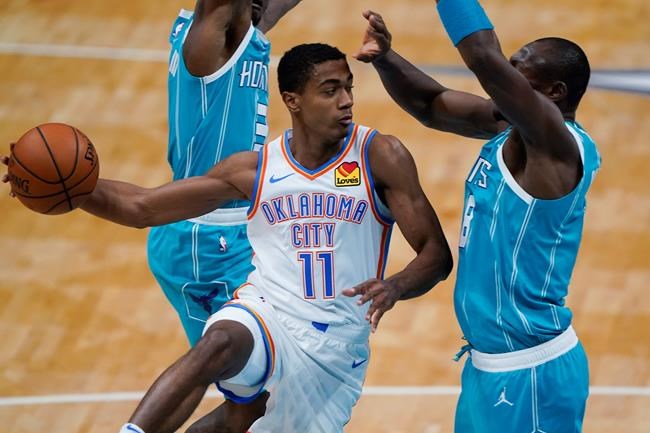 Gilgeous-Alexander jumper lifts Thunder past Hornets 109-107 | iNFOnews.ca