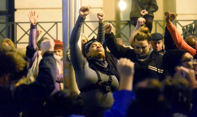 Protesters: Police shooting may be legal, but isn't right | iNFOnews.ca