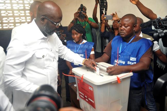 Soccer star Weah poised to win Liberia's presidency | iNFOnews.ca