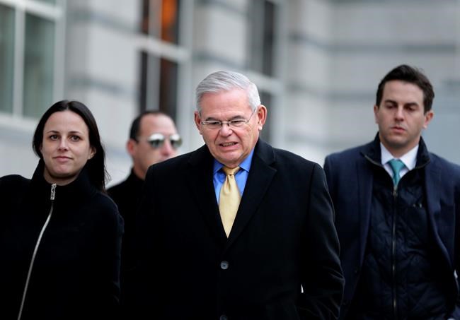The Latest: Menendez thanks jurors for 'standing up' for him | iNFOnews.ca