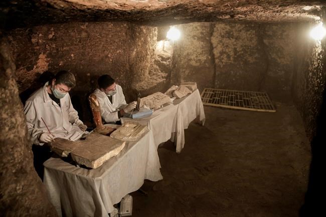 Egypt's newly discovered tombs hold mummies, animal statues | iNFOnews.ca