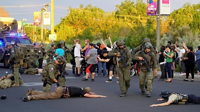 Man shot during protest over Spanish conqueror's statue | iNFOnews.ca Man shot during protest over Spanish conqueror's statue | iNFOnews.ca