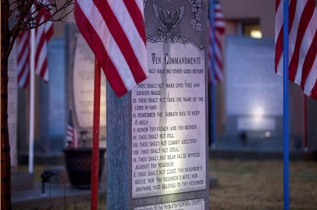 Supreme Court backs push to remove Ten Commandments monument | iNFOnews.ca